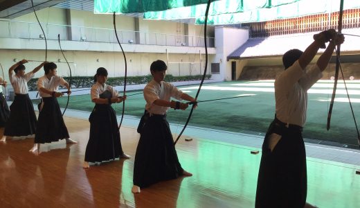 弓道部　地区大会および県新人戦に出場しました